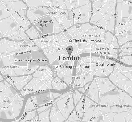 London Fashion map